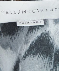 Budget 👍 Stella McCartney Grey Leopard Print Top M For 👩 Women 😉 -Stella McCartney Shop luxury women stella mccartney used clothes p53383 009