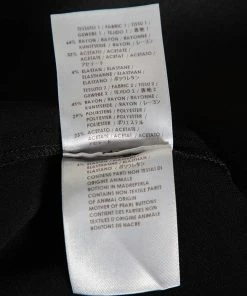 Flash Sale 💯 Stella McCartney Black Crepe Long Sleeve Flared 👗 Dress S For 👩 Women 😉 -Stella McCartney Shop luxury women stella mccartney used clothes p534186 003