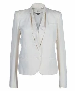 Budget 👏 Stella McCartney Cream Blazer S For 👩 Women ❤️