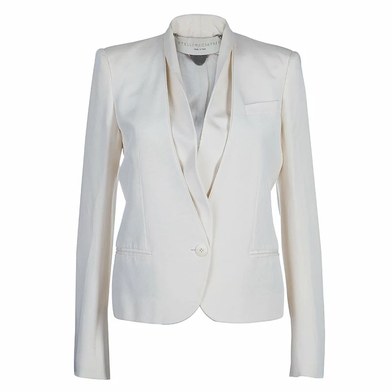 Budget ๐ Stella McCartney Cream Blazer S For ๐ฉ Women โค๏ธ 3 Budget ๐ Stella McCartney Cream Blazer S For ๐ฉ Women โค๏ธ