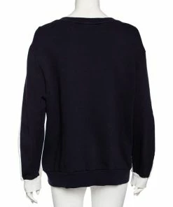 Wholesale ✨ Stella McCartney Navy Blue Knit Embroidered Detailed Top M For 👩 Women ⭐ -Stella McCartney Shop luxury women stella mccartney used clothes p542903 001