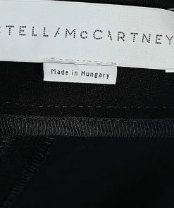 Hot Sale 🔥 Stella McCartney Black Crepe Tapered Leg Cropped Pants XS For 👩 Women 🔥 -Stella McCartney Shop luxury women stella mccartney used clothes p559679 002