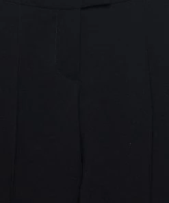 Hot Sale 🔥 Stella McCartney Black Crepe Tapered Leg Cropped Pants XS For 👩 Women 🔥 -Stella McCartney Shop luxury women stella mccartney used clothes p559679 006