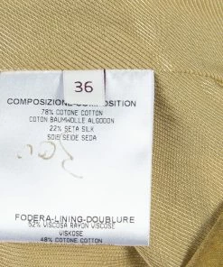 Cheap 😍 Stella McCartney Gold Print Blazer XS For 👩 Women 😍 -Stella McCartney Shop luxury women stella mccartney used clothes p56302 009