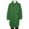 Flash Sale ❤️ Stella McCartney Green Wool Knit Oversized 🧥 Coat M For 👩 Women 🧨 -Stella McCartney Shop luxury women stella mccartney used clothes p563194 001