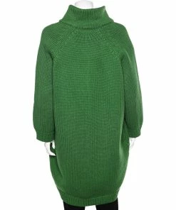 Flash Sale ❤️ Stella McCartney Green Wool Knit Oversized 🧥 Coat M For 👩 Women 🧨 -Stella McCartney Shop luxury women stella mccartney used clothes p563194 006