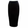Hot Sale 🤩 Stella McCartney Black Velvet Paneled Pencil 👗 Skirt S For 👩 Women ✨ -Stella McCartney Shop luxury women stella mccartney used clothes p56736 0001