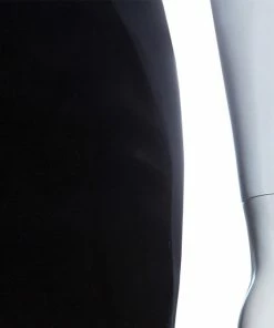 Hot Sale 🤩 Stella McCartney Black Velvet Paneled Pencil 👗 Skirt S For 👩 Women ✨ -Stella McCartney Shop luxury women stella mccartney used clothes p56736 0007