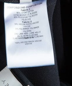 Hot Sale 🤩 Stella McCartney Black Velvet Paneled Pencil 👗 Skirt S For 👩 Women ✨ -Stella McCartney Shop luxury women stella mccartney used clothes p56736 0011