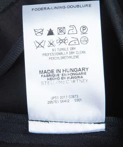 Hot Sale 🤩 Stella McCartney Black Velvet Paneled Pencil 👗 Skirt S For 👩 Women ✨ -Stella McCartney Shop luxury women stella mccartney used clothes p56736 0012