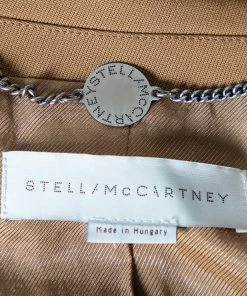 Top 10 🧨 Stella McCartney Light Brown Wool Singe Breasted Blazer L For 👩 Women 😉 -Stella McCartney Shop luxury women stella mccartney used clothes p567793 004