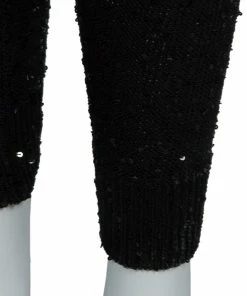 Promo ❤️ Stella McCartney Black Sequin Embellished Knit Racer Back Jumpsuit S For 👩 Women 🛒 -Stella McCartney Shop luxury women stella mccartney used clothes p57347 007