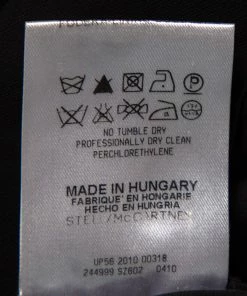 Best Pirce 💯 Stella McCartney Black Crepe & Rib Knit Hem Detail Pants M For 👩 Women ⭐ -Stella McCartney Shop luxury women stella mccartney used clothes p574292 006