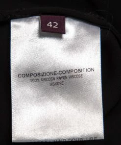 Best Pirce 💯 Stella McCartney Black Crepe & Rib Knit Hem Detail Pants M For 👩 Women ⭐ -Stella McCartney Shop luxury women stella mccartney used clothes p574292 007