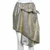 Discount ✨ Stella McCartney Gold Lurex Gathered Brynn Asymmetric 👗 Skirt M For 👩 Women 🧨 -Stella McCartney Shop luxury women stella mccartney used clothes p574809 1643534742 007