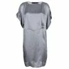 Coupon ❤️ Stella McCartney Grey Silk Dotted 👗 Dress M For 👩 Women 🎁 -Stella McCartney Shop luxury women stella mccartney used clothes p57518 001