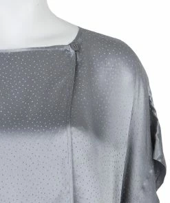 Coupon ❤️ Stella McCartney Grey Silk Dotted 👗 Dress M For 👩 Women 🎁 -Stella McCartney Shop luxury women stella mccartney used clothes p57518 004