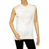 Outlet ⭐ Stella McCartney White & Cream Mesh Sleeveless Crewneck Top S For 👩 Women 😉 -Stella McCartney Shop luxury women stella mccartney used clothes p576835 001