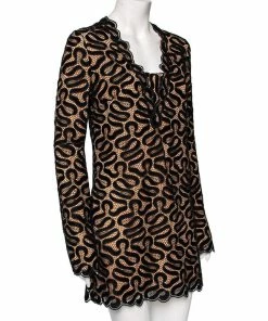 Top 10 🔥 Stella McCartney Black Lace Mini Shift 👗 Dress S For 👩 Women ❤️ -Stella McCartney Shop luxury women stella mccartney used clothes p579512 003