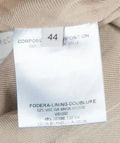 Cheapest 🌟 Stella McCartney Beige Pant Suit M/L For 👩 Women 👏 -Stella McCartney Shop luxury women stella mccartney used clothes p58399 017