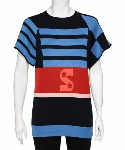 Coupon ⭐ Stella McCartney Multicolor Wool & Cotton Oversized Sweater M For 👩 Women 🛒