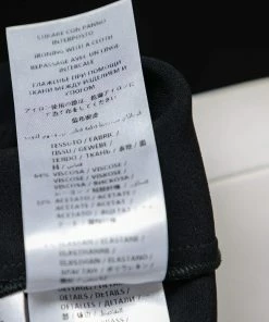 Hot Sale ⭐ Stella McCartney Black Crepe Beaded Fringe Embellished Layered 👗 Dress M For 👩 Women 😍 -Stella McCartney Shop luxury women stella mccartney used clothes p589335 005