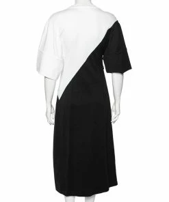 Budget 🤩 Stella McCartney Monochrome Cotton Printed Sweatshirt 👗 Dress M For 👩 Women 🥰 -Stella McCartney Shop luxury women stella mccartney used clothes p591869 004