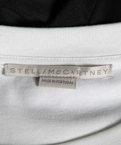 Budget 🤩 Stella McCartney Monochrome Cotton Printed Sweatshirt 👗 Dress M For 👩 Women 🥰 -Stella McCartney Shop luxury women stella mccartney used clothes p591869 005