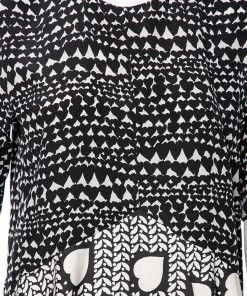 Cheap 🎁 Stella McCartney Monochrome Heart Printed Silk Flounce Top M For 👩 Women 🎉 -Stella McCartney Shop luxury women stella mccartney used clothes p591876 005