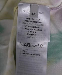 Top 10 👍 Stella McCartney Multicolored Tie-Dye Printed Cotton Short Sleeve T-Shirt S For 👩 Women ✔️ -Stella McCartney Shop luxury women stella mccartney used clothes p591889 003
