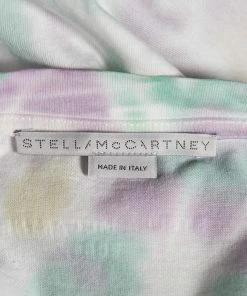 Top 10 👍 Stella McCartney Multicolored Tie-Dye Printed Cotton Short Sleeve T-Shirt S For 👩 Women ✔️ -Stella McCartney Shop luxury women stella mccartney used clothes p591889 006