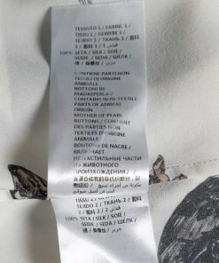 Cheapest ⌛ Stella McCartney Monochrome Silk Crepe De Chine 🦮 Dog Printed 👚 Shirt S For 👩 Women 👍 -Stella McCartney Shop luxury women stella mccartney used clothes p591897 002