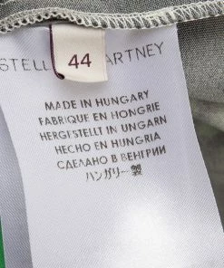 Discount 🌟 Stella McCartney Black Tie-Dye Printed Silk Asymmetrical Draped Blouse M For 👩 Women 😀 -Stella McCartney Shop luxury women stella mccartney used clothes p592021 001