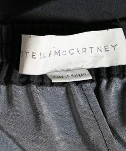 Best Pirce 👏 Stella McCartney Black Tie-Dye Printed Silk Pants M For 👩 Women ✨ -Stella McCartney Shop luxury women stella mccartney used clothes p592024 005