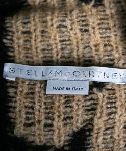 Top 10 💯 Stella McCartney Beige Leopard Print Cotton & Alpaca Intarsia Knit Sweater S For 👩 Women 🥰 -Stella McCartney Shop luxury women stella mccartney used clothes p595758 004