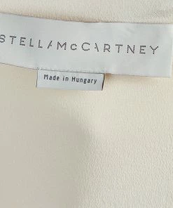 Best reviews of 😍 Stella McCartney Cream Silk Long Sleeve Blouse S For 👩 Women ✨ -Stella McCartney Shop luxury women stella mccartney used clothes p59684 009