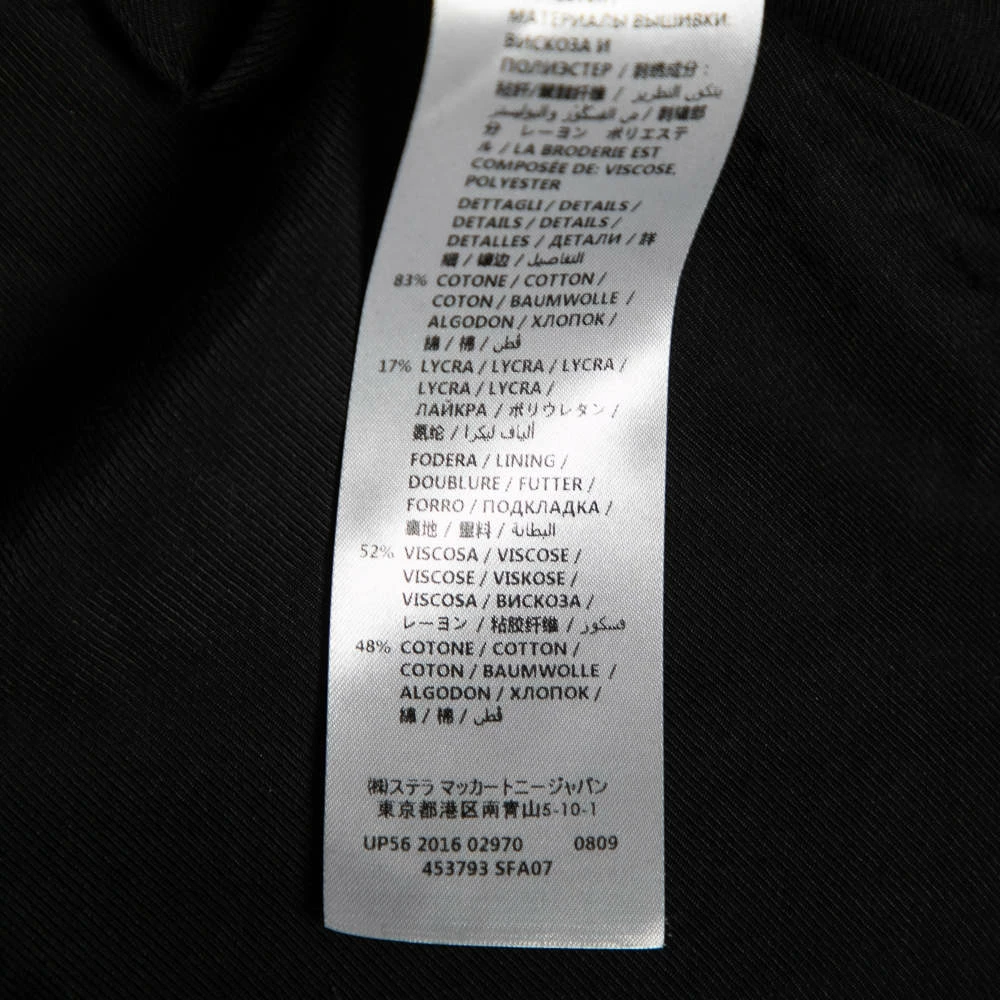 Best deal ๐ Stella McCartney Navy Blue And Black Cotton Bird Embroidery Bomber XS For ๐ฉ Women ๐ 10 Best deal ๐ Stella McCartney Navy Blue And Black Cotton Bird Embroidery Bomber XS For ๐ฉ Women ๐ - Image 8