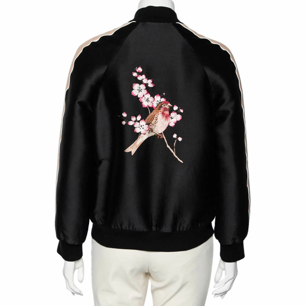 Best deal ๐ Stella McCartney Navy Blue And Black Cotton Bird Embroidery Bomber XS For ๐ฉ Women ๐ 5 Best deal ๐ Stella McCartney Navy Blue And Black Cotton Bird Embroidery Bomber XS For ๐ฉ Women ๐ - Image 3