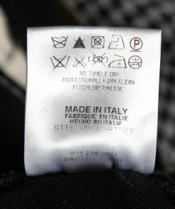 Brand new ⌛ Stella McCartney Grey Houndstooth Patterned Wool & Lace Inset 👗 Dress M For 👩 Women 🤩 -Stella McCartney Shop luxury women stella mccartney used clothes p599025 002