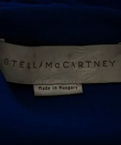 Cheapest 😀 Stella McCartney Blue Crepe Zip Detail Top M For 👩 Women 😀 -Stella McCartney Shop luxury women stella mccartney used clothes p603925 004