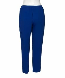 Flash Sale ✔️ Stella McCartney Blue Crepe Trousers M For 👩 Women 👍 -Stella McCartney Shop luxury women stella mccartney used clothes p603933 001