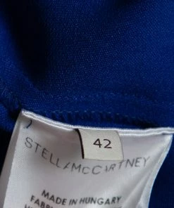 Flash Sale ✔️ Stella McCartney Blue Crepe Trousers M For 👩 Women 👍 -Stella McCartney Shop luxury women stella mccartney used clothes p603933 006