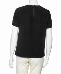 Top 10 🎉 Stella McCartney Pink/Black Crepe Tree Printed Top M For 👩 Women 🔥 -Stella McCartney Shop luxury women stella mccartney used clothes p603958 004