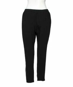 Brand new 🔔 Stella McCartney Pink And Black Crepe Tree Printed Trouser M For 👩 Women ❤️ -Stella McCartney Shop luxury women stella mccartney used clothes p603966 004