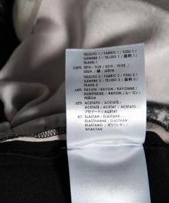 Brand new 🔔 Stella McCartney Pink And Black Crepe Tree Printed Trouser M For 👩 Women ❤️ -Stella McCartney Shop luxury women stella mccartney used clothes p603966 007