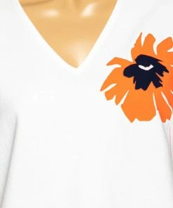 Deals ⭐ Stella McCartney White Cotton Embroidered Patch Top M For 👩 Women 🎉 -Stella McCartney Shop luxury women stella mccartney used clothes p605216 002