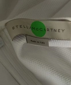 Deals ⭐ Stella McCartney White Cotton Embroidered Patch Top M For 👩 Women 🎉 -Stella McCartney Shop luxury women stella mccartney used clothes p605216 005
