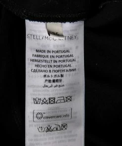Buy 🎉 Stella McCartney Black Printed Cotton Top XS For 👩 Women 😉 -Stella McCartney Shop luxury women stella mccartney used clothes p605725 003