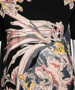 Buy 🎉 Stella McCartney Black Printed Cotton Top XS For 👩 Women 😉 -Stella McCartney Shop luxury women stella mccartney used clothes p605725 008