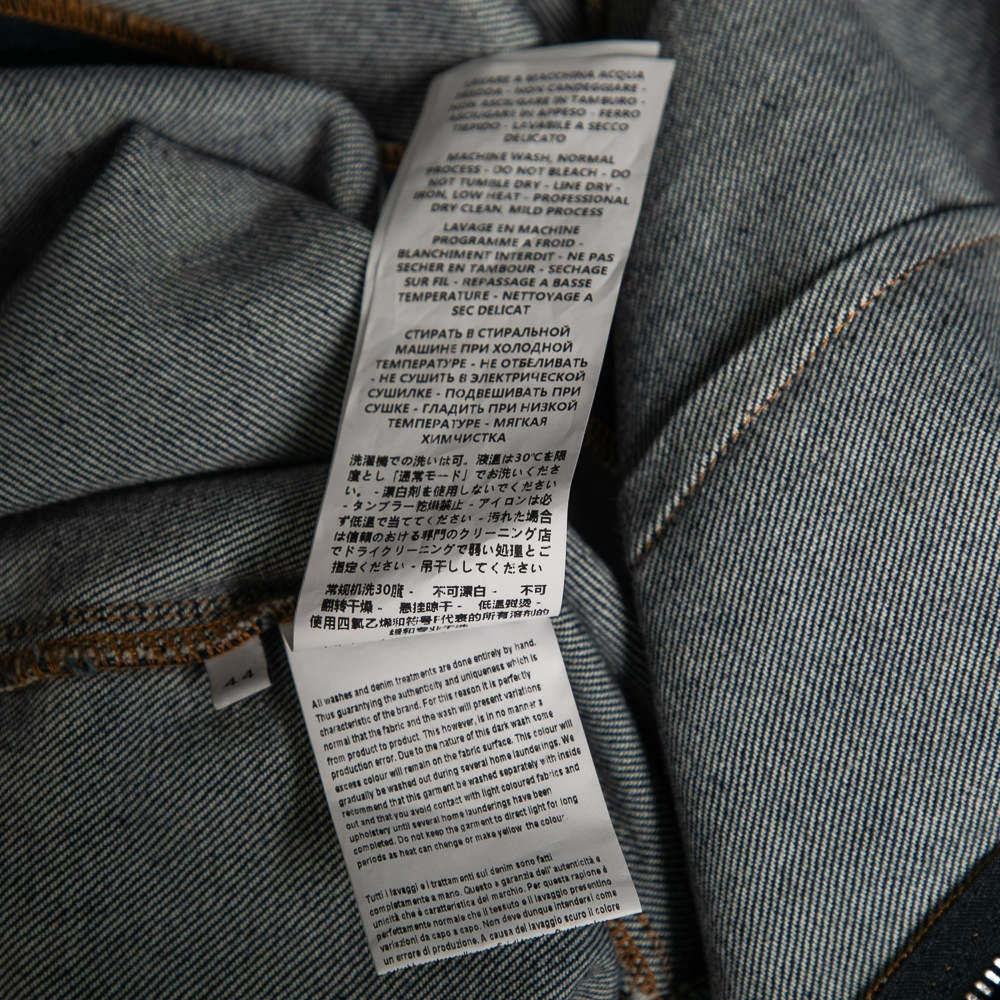 Top 10 ⌛ Stella McCartney Blue Denim V-Neck Midi 👗 Dress M For 👩 Women 😍 11 Top 10 ⌛ Stella McCartney Blue Denim V-Neck Midi 👗 Dress M For 👩 Women 😍 - Image 9